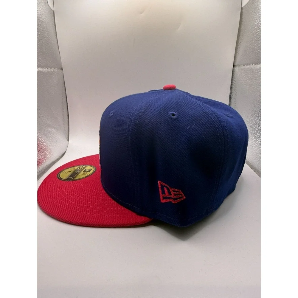 New‎ Era 59Fifty Amarillo Sod Poodles Blue & Red Size 7 3/4 MLB Minor League